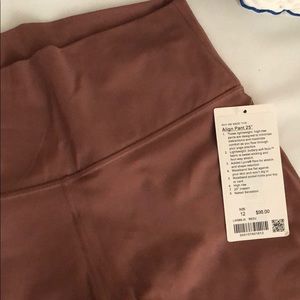 Lululemon align 25’’ pant size 12